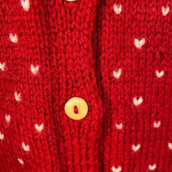 VINTAGE Wool Cardigan Sweater with Scotties - Picture 7 of 7